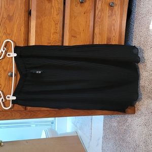 Able pleated black skirt new with tags size large